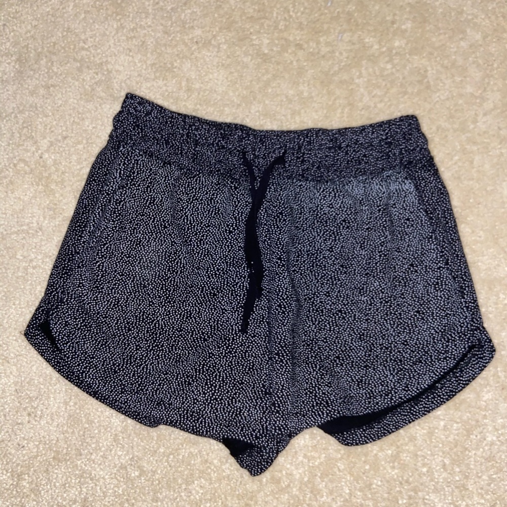 Polka dot athletic shorts
